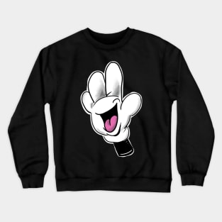 Happiness is worth two in the hand Crewneck Sweatshirt